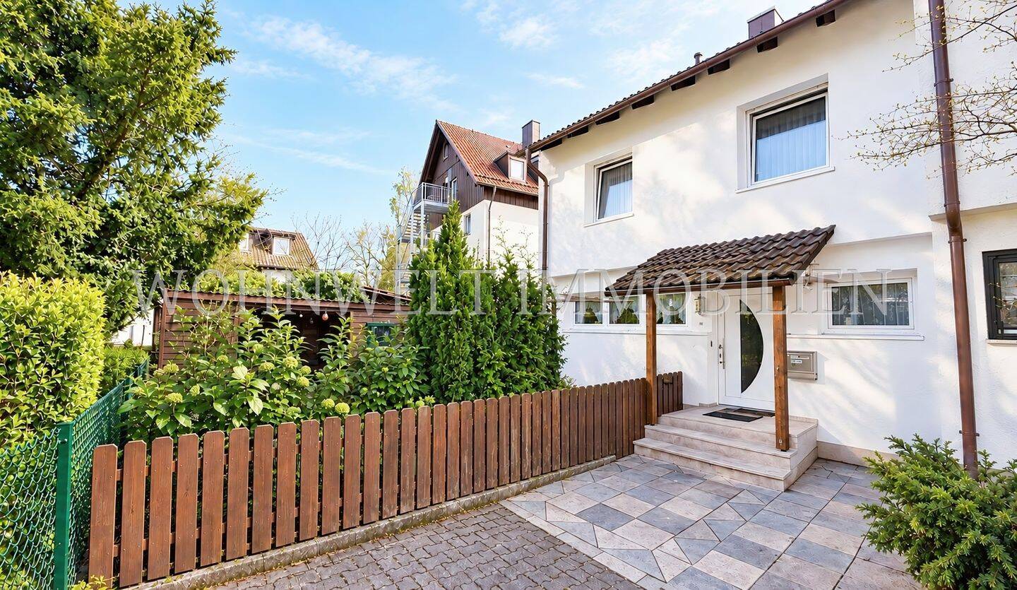 Charmantes Reihenendhaus mit großzügigem Garten, 85386 Eching