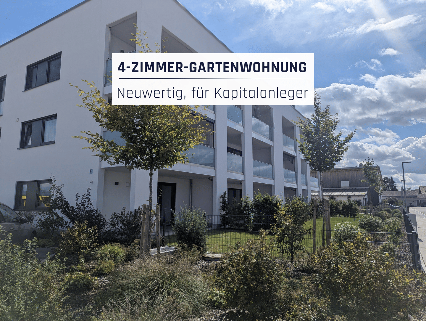 Moderne 4-Zimmer Erdgeschosswohnung (inkl. EBK) mit Terrasse und Garten!, 94447 Plattling