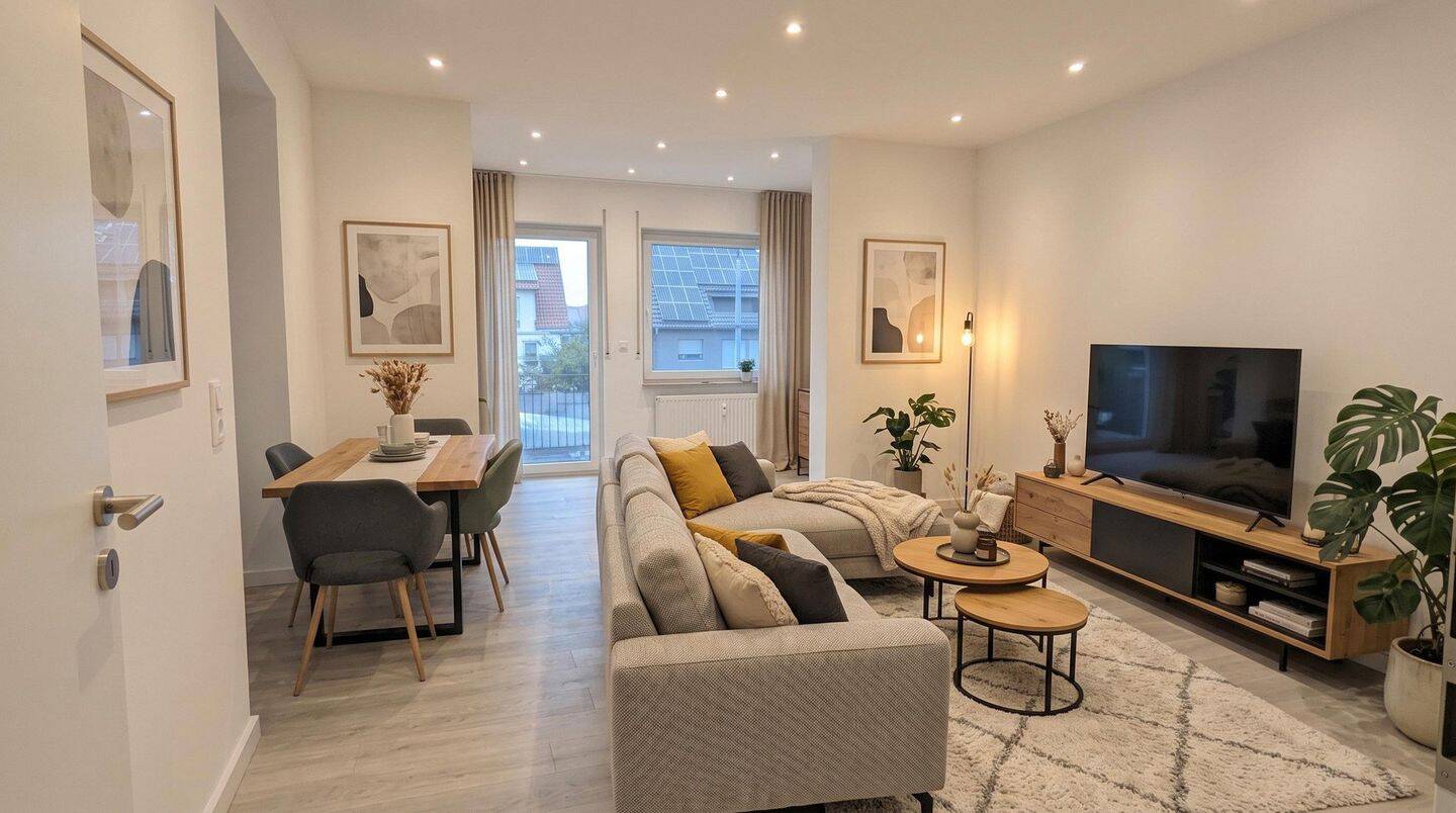 *provisionsfrei* Frisch saniert im Erdgeschoss: 3-Zimmer-Wohnung inkl. Einbauküche und Gartennutzung, 68542 Heddesheim
