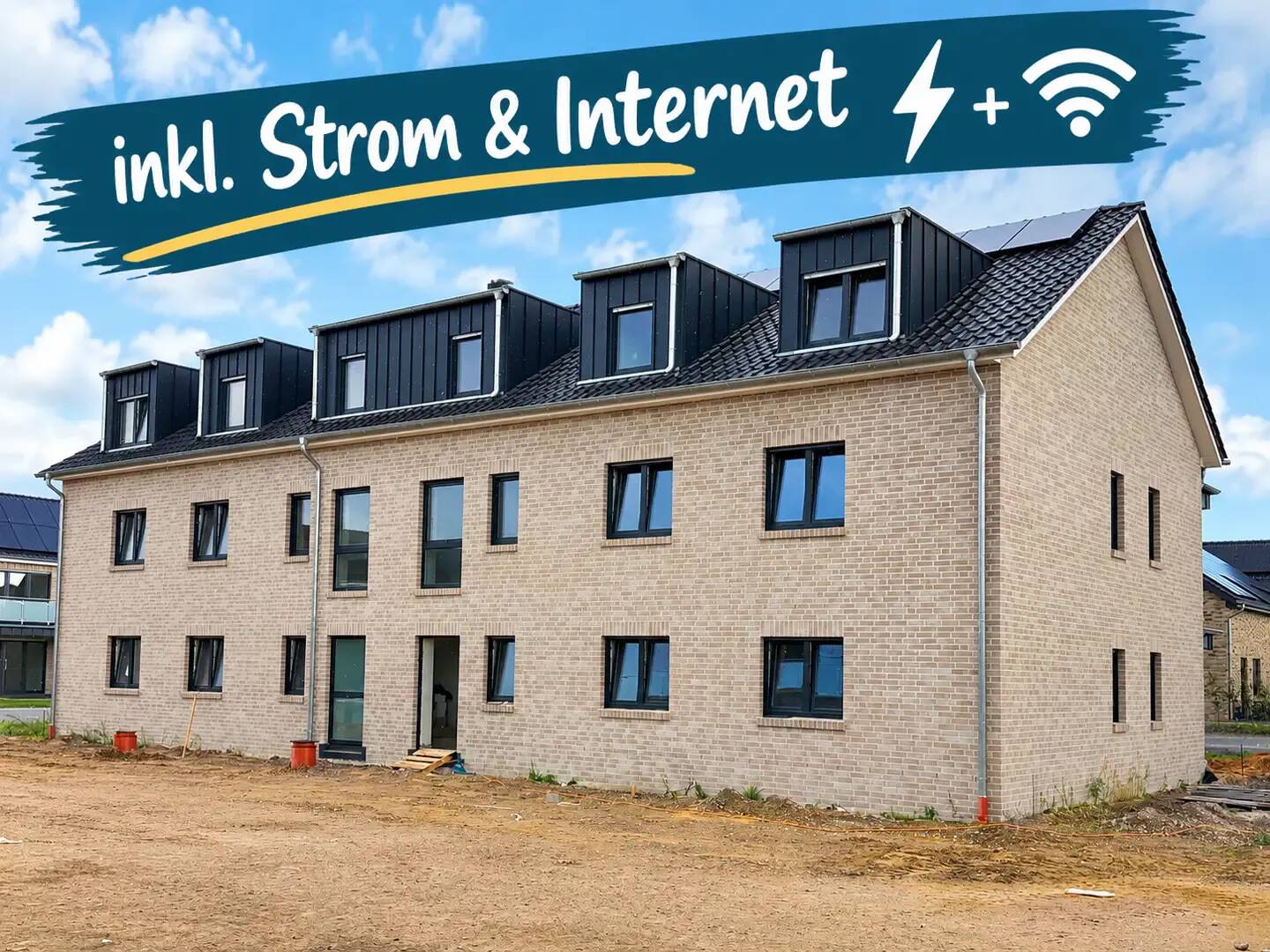 Moderne Neubauwohnung im DG mit Balkon inkl. Strom & Internet, 27243 Harpstedt