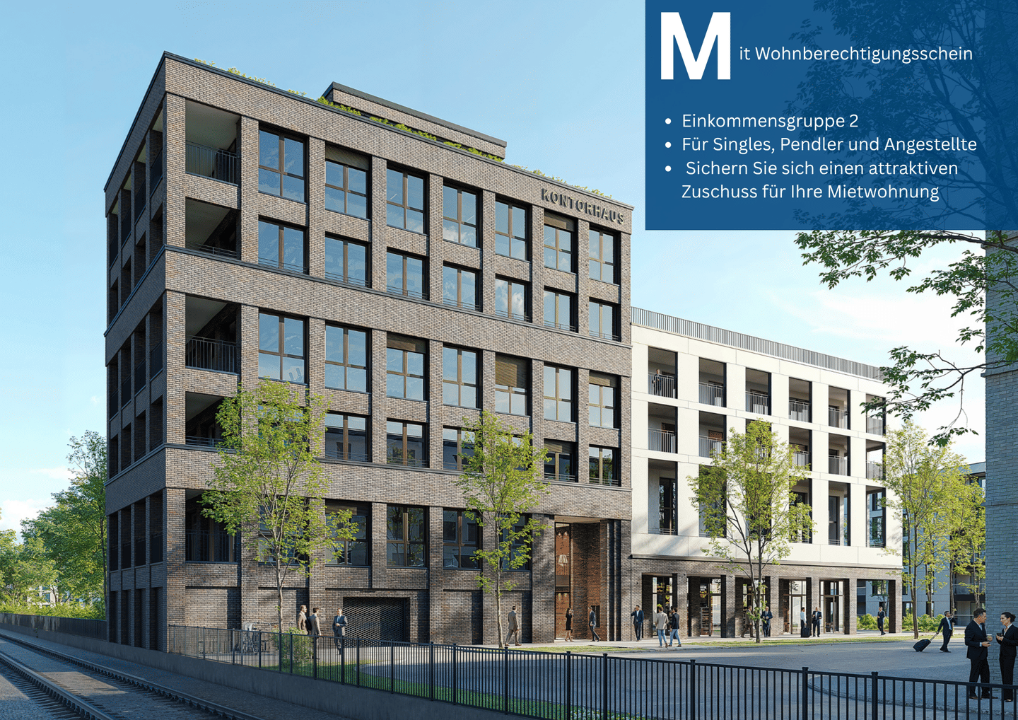Öffentlich geförderte 1,5-Zimmer-Galerie-Wohnung mit Einbauküche im Marina Quartier!, 93055 Regensburg (Brandlberg-Keilberg Burgweinting-Harting Innenstadt Ostenviertel Schwabelweis)