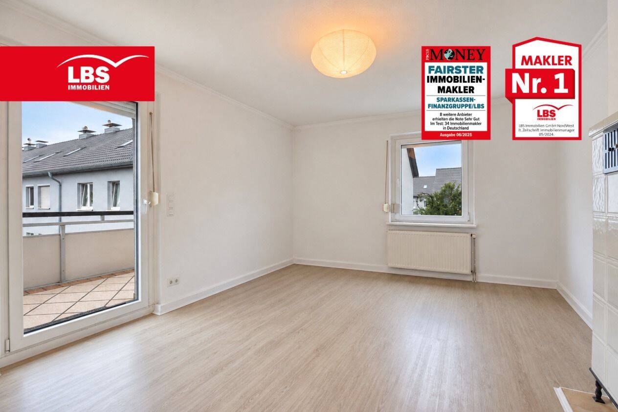 Charmante 3-Zimmer-Wohnung auf 61qm in Düsseldorf-Stockum, 40474 Düsseldorf (Golzheim Lohausen Pempelfort Stockum)