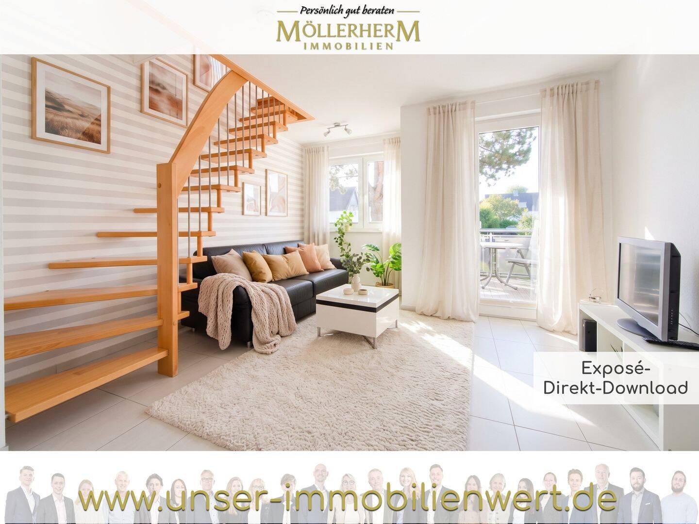 Maisonette-Traum mit WOW-Effekt – Süd-Balkon, Carport und nur 300 m zur Ostsee, 23683 Scharbeutz