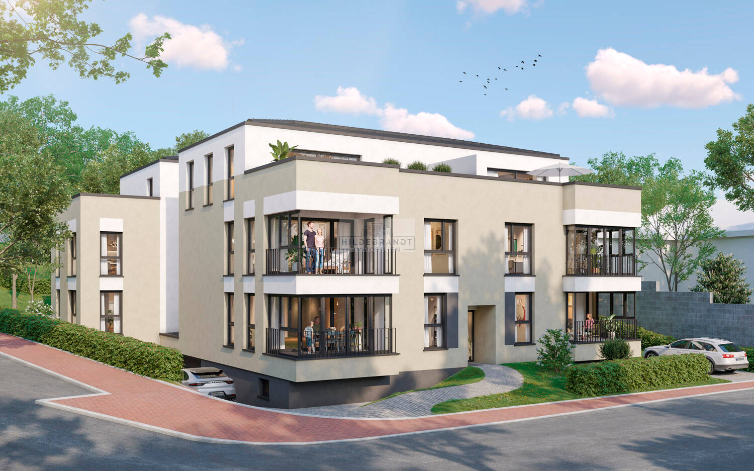 Provisionsfrei in Bovenden: Neubau am Sonnenberg, 3-Zimmer Erdgeschosswohnung mit 88m², KFW 40 Effizienz, 37120 Bovenden