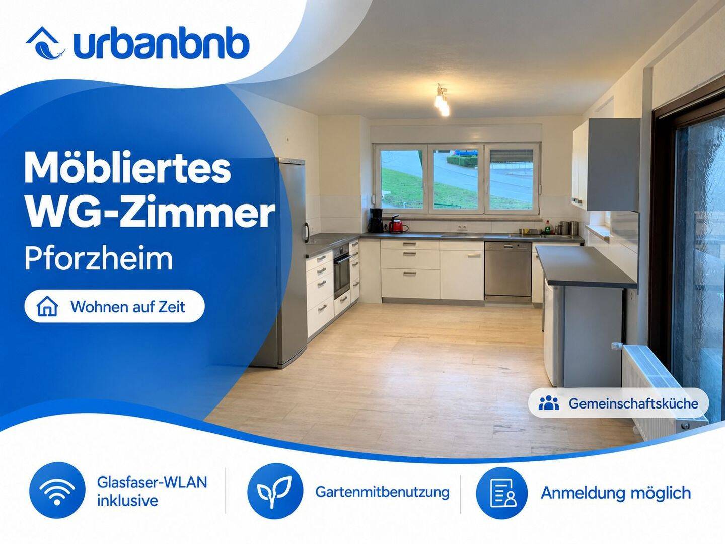 WG-Zimmer in Pforzheim – Wohnen auf Zeit, 75175 Pforzheim