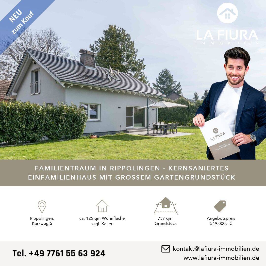 LFI | Ein echter Familientraum – saniertes Einfamilienhaus mit schönem Garten in Rippolingen, 79713 Bad Säckingen