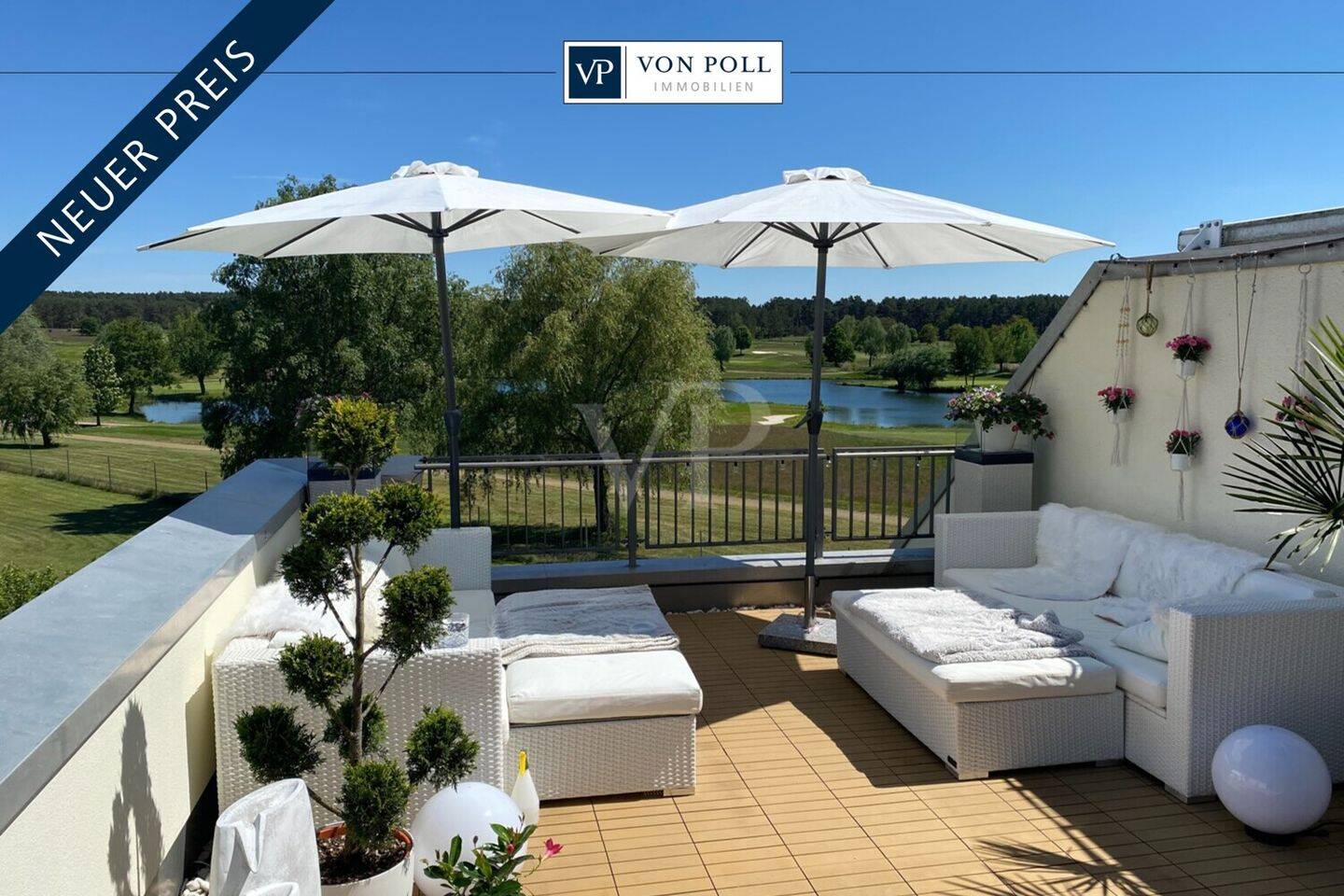 PROVISIONSFREI- ca. 145 m² Penthouse-Maisonette mit Golfplatzblick, Dachterrasse & Klimaanlage, 15749 Mittenwalde