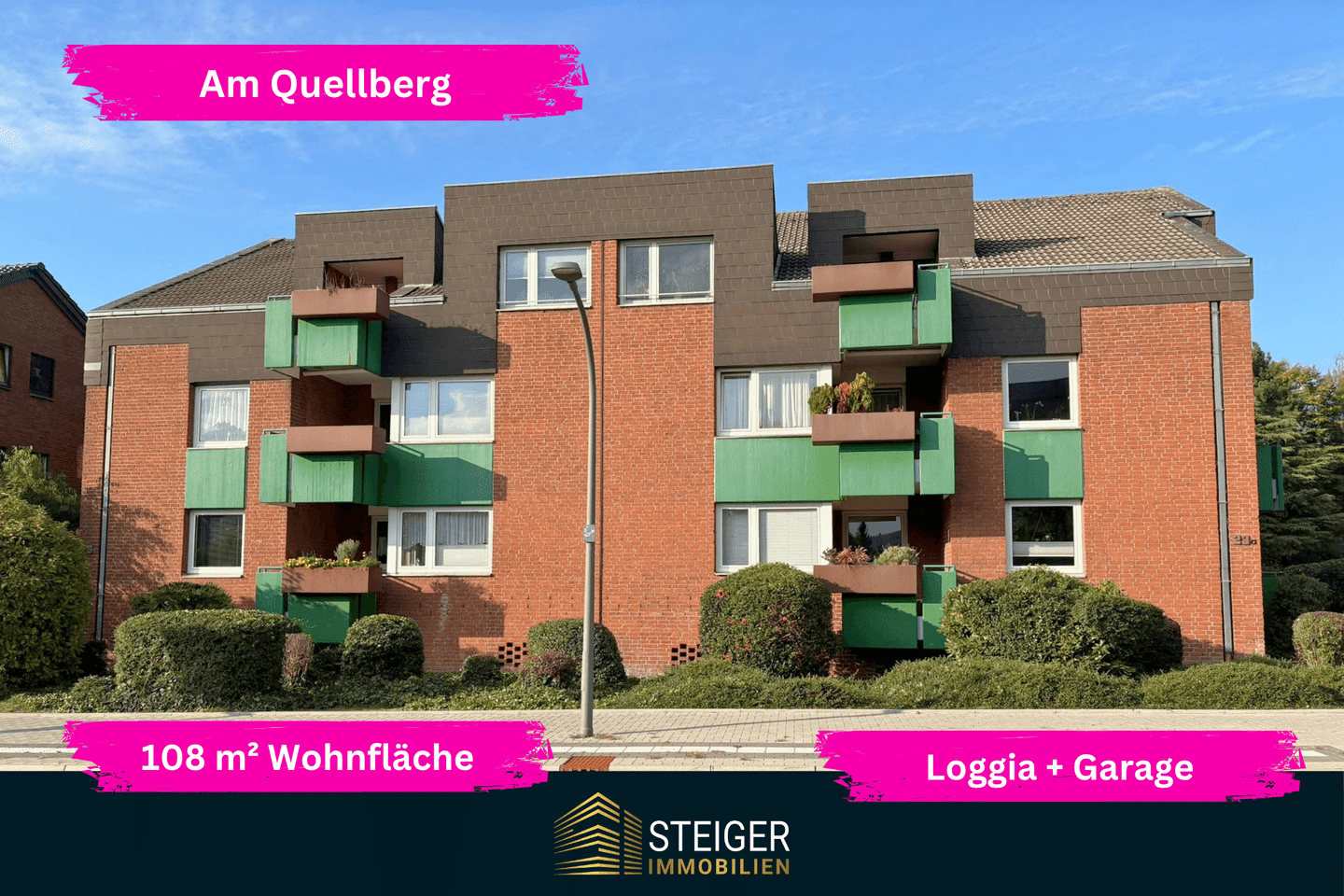 Raum zum Verlieben: Helle 4-Zimmer-Dachgeschosswohnung mit Loggia und Tageslichtbad, 45665 Recklinghausen