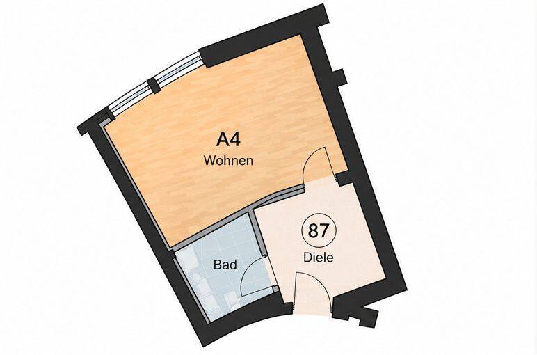Gemütliches und stillvoll eingerichtetes 1 Zimmer Appartement, 30419 Hannover