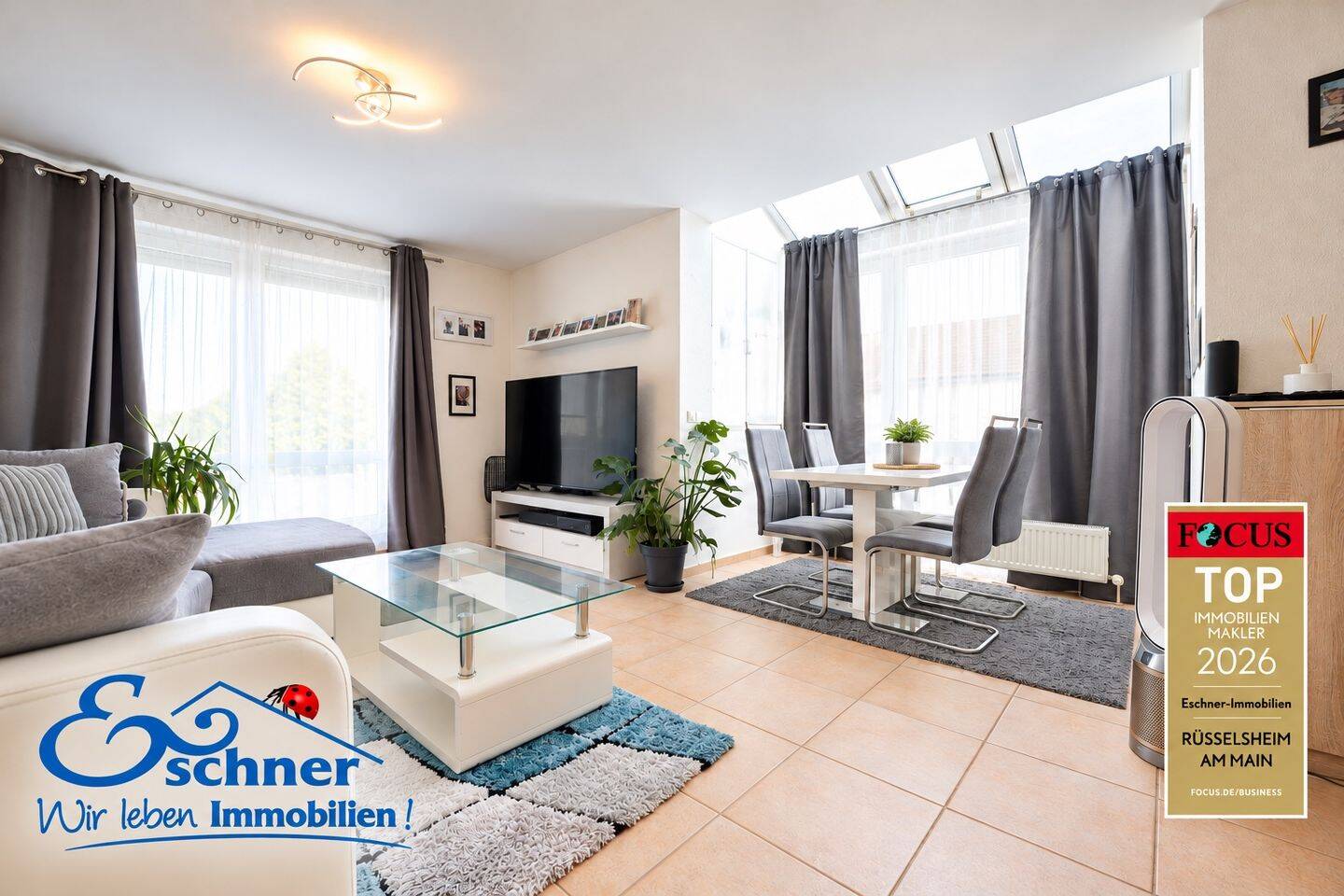 Moderne Maisonette mit zwei Balkonen, 65439 Flörsheim am Main