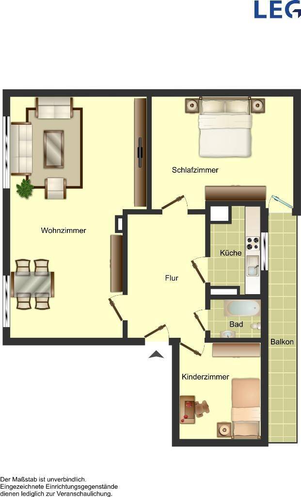 2-Zimmer-Wohnung in Köln Buchforst, 51065 Köln (Mülheim Buchforst Buchheim)