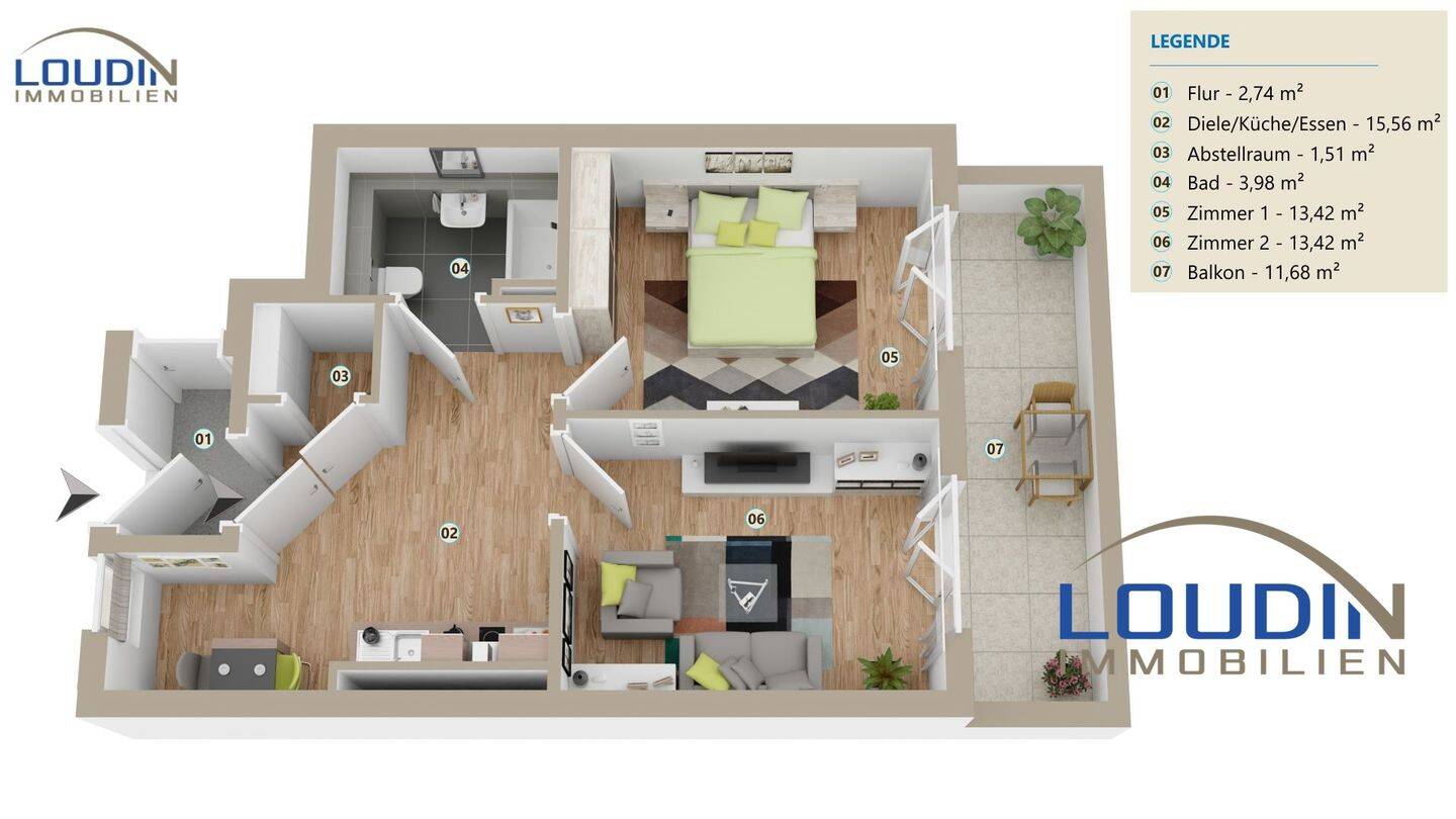 Leerstehende, WG-geeignete 2,5-Zimmerwohnung in Freiburg-Mooswald., 79110 Freiburg im Breisgau (Betzenhausen Brühl Landwasser Lehen Mooswald)