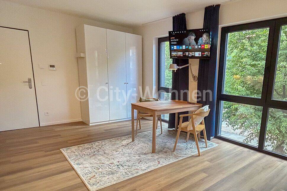 Modernes, voll möbliertes Studio in hochwertigem Neubau in Hamburg-Wandsbek, 22041 Hamburg (Wandsbek Marienthal Tonndorf)