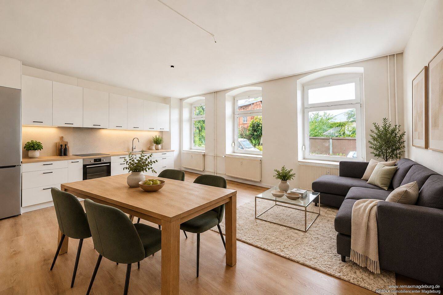 Wohntraum im Erdgeschoss: Lichtdurchflutete 4-Raum-Wohnung, 39418 Staßfurt