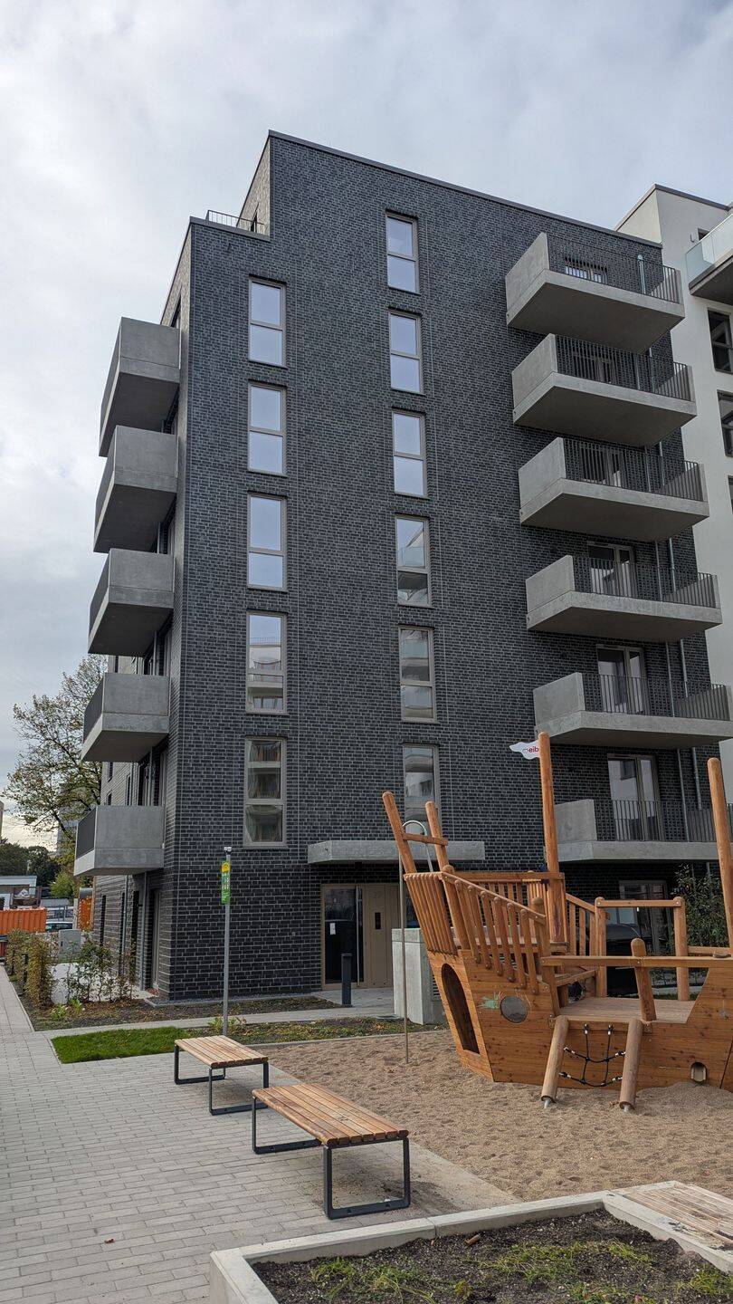 Erstbezug: Helle 3-Zimmer-Wohnung mit großer Terrasse und Garten – zwischen Elbe und City, 20539 Hamburg (Mitte)