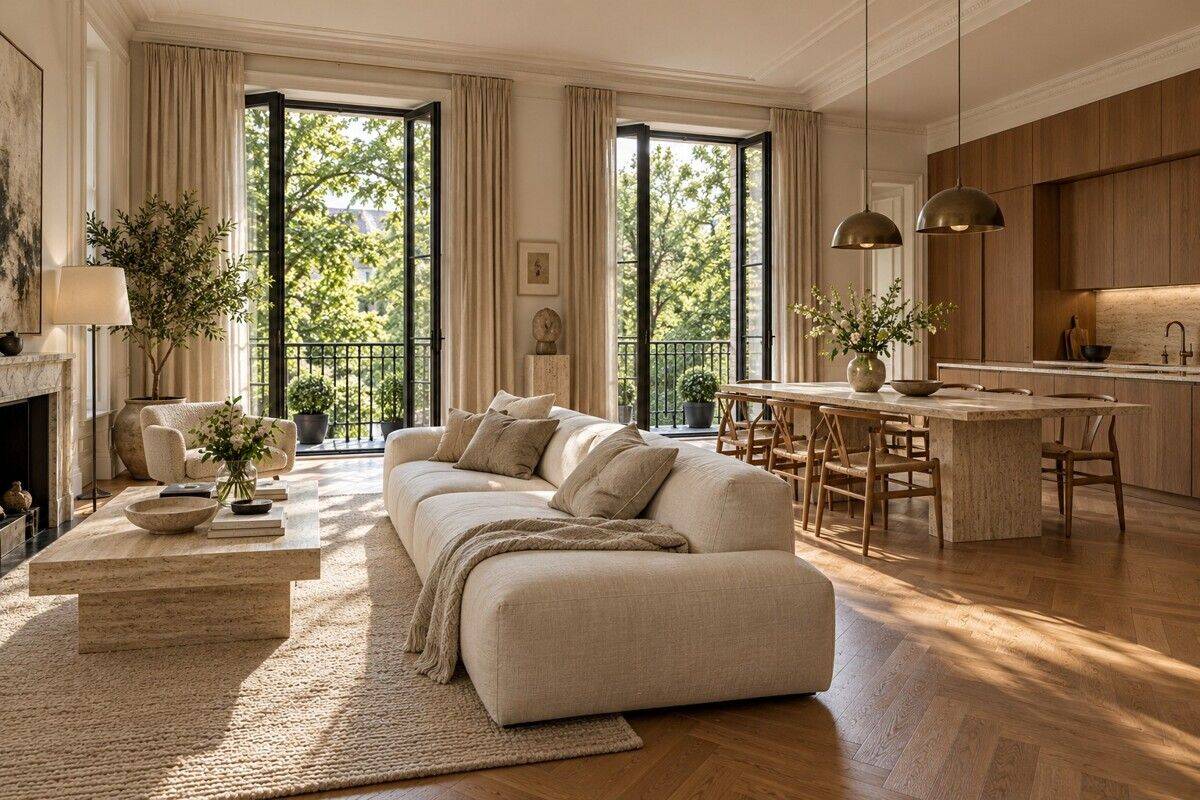 FROHNAU: ERSTBEZUG in einer LUXUS Stadtvilla: 5-Zi-Whg im Erdgeschoss, 140 m² + 2 TERRASSEN ab 2028, 13465 Berlin (Reinickendorf Frohnau Mühlenbecker Land Hermsdorf)