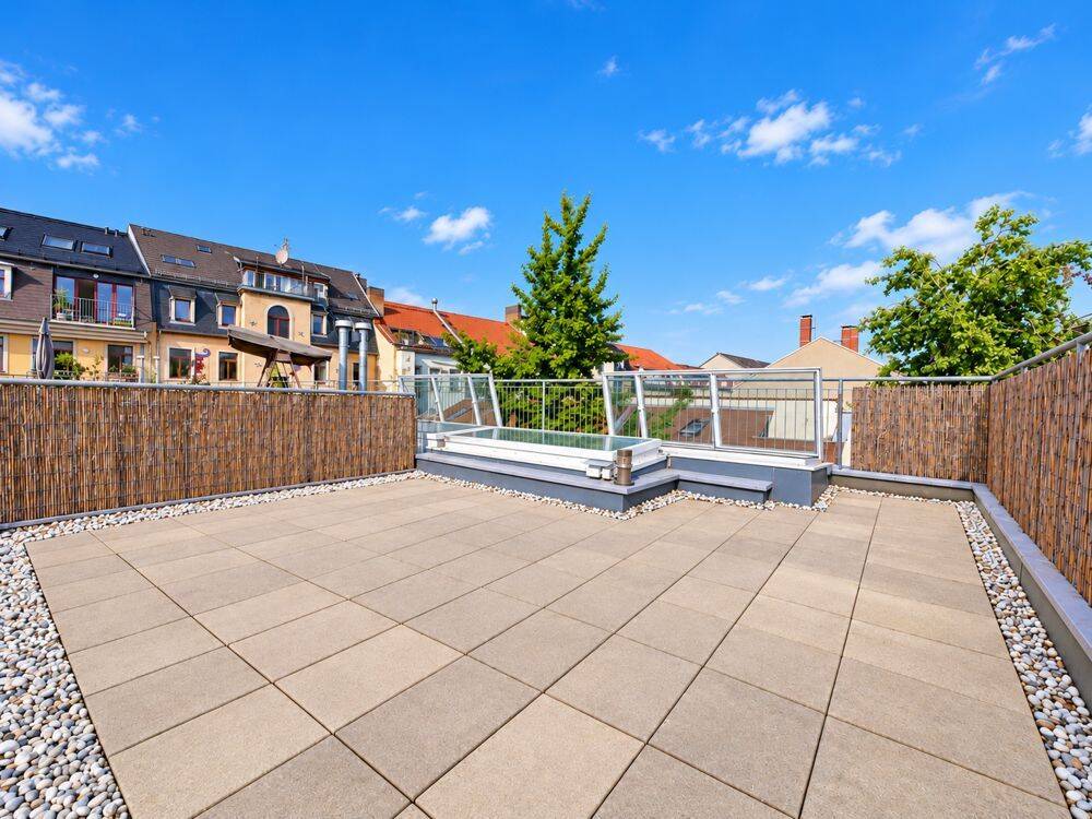 ++Dresden-Neustadt: Stilvolle Maisonette-ETW mit großer Dachterrasse, offenem Wohnen & Tiefgarage++, 1099 Dresden