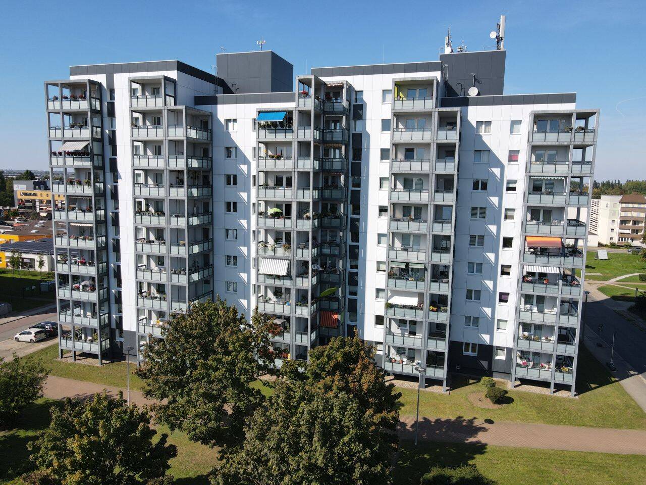 Attraktive 1-Raumwohnung mit großem Balkon !