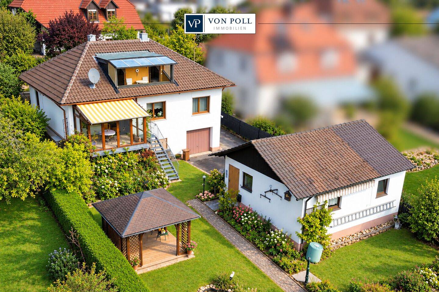Wohnen im Grünen – großzügiges Einfamilienhaus mit Wintergarten und idyllischem Garten, 96157 Ebrach