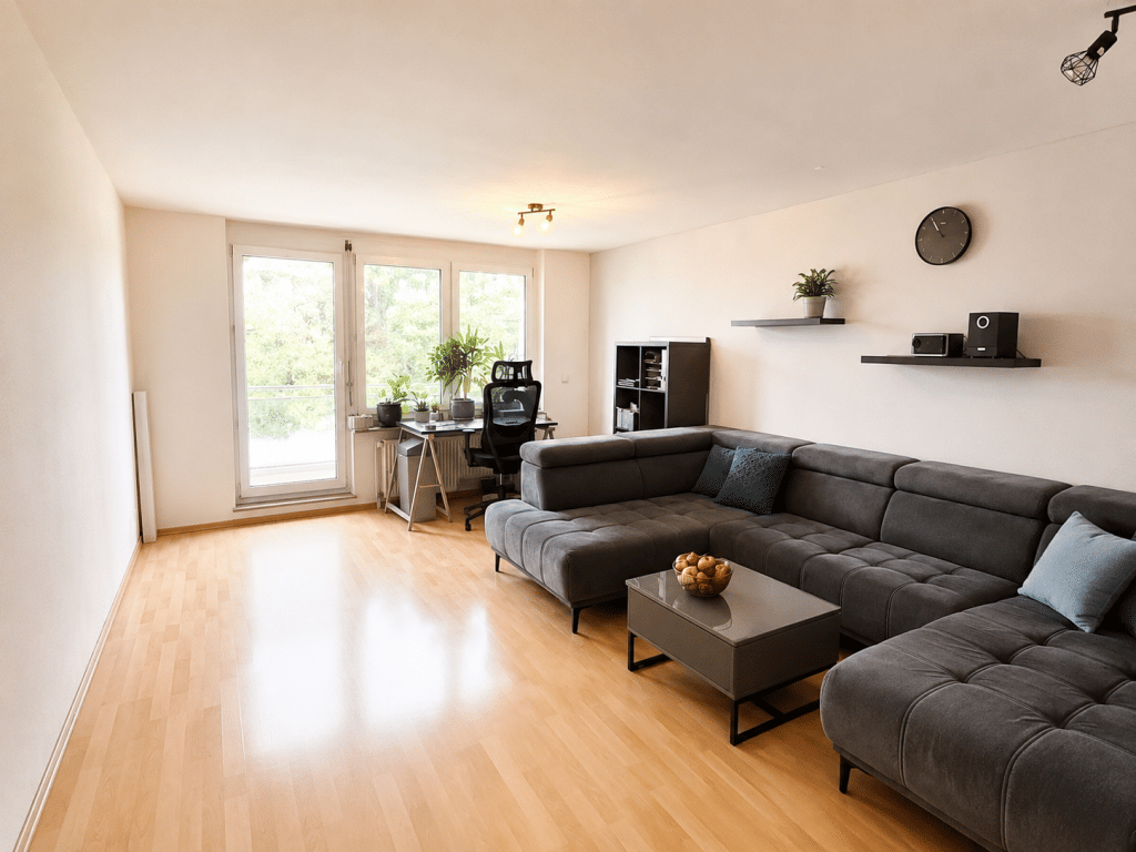 Helle 2-Zimmer-Wohnung mit Balkon und TG-Stellplatz in S-Hofen!, 70378 Stuttgart
