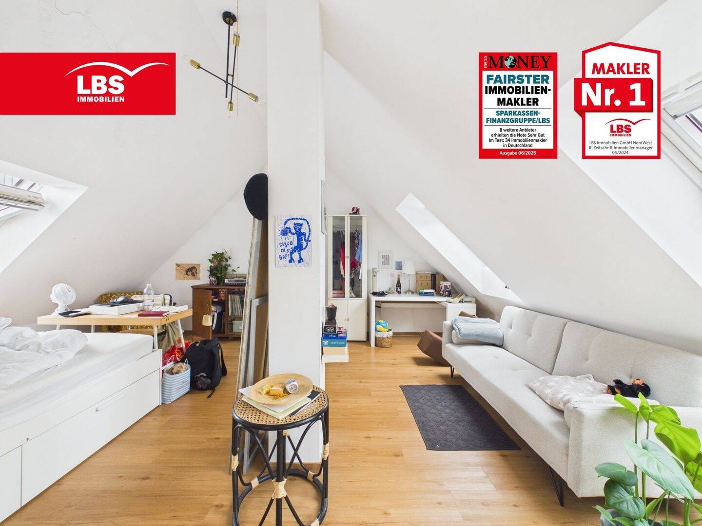 Bezugsfreie Maisonette über zwei Ebenen in zentraler Lage, 53111 Bonn (Nordstadt Zentrum Südstadt)
