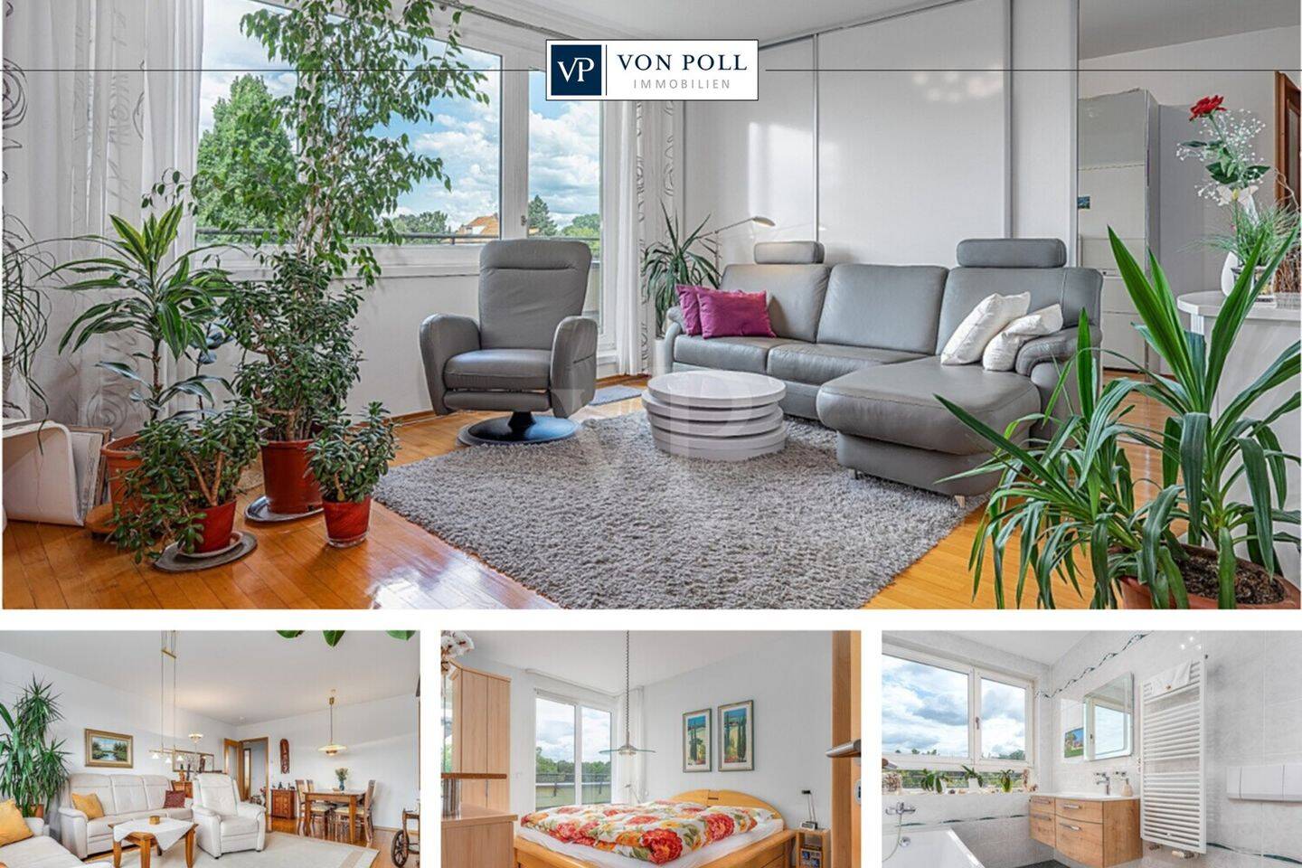 Großzügig wohnen in Biesdorf – mit 2 Dachterrassen und 2 Bädern, 12683 Berlin (Marzahn-Hellersdorf Biesdorf Kleingartenanlage Biesenhorst 1)