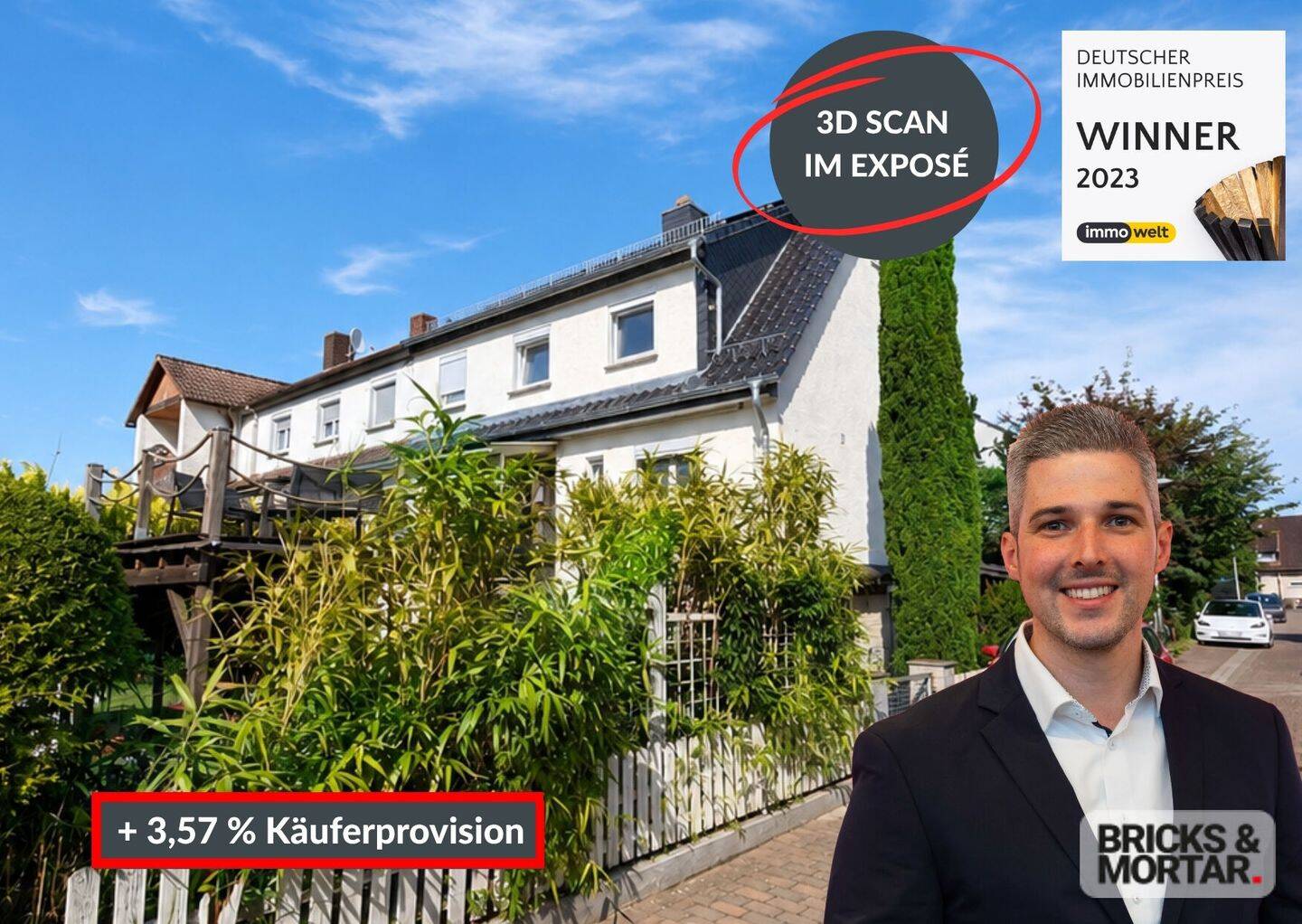 Doppelhaushälfte in Lohfelden mit Garten, Terrasse und viel Stauraum, 34253 Lohfelden