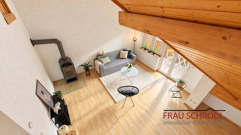 Wohntraum unterm Dach! Maisonette mit Galerie, Schwedenofen & Garage – sofort frei! Gottmadingen-Bietingen, 78244 Gottmadingen