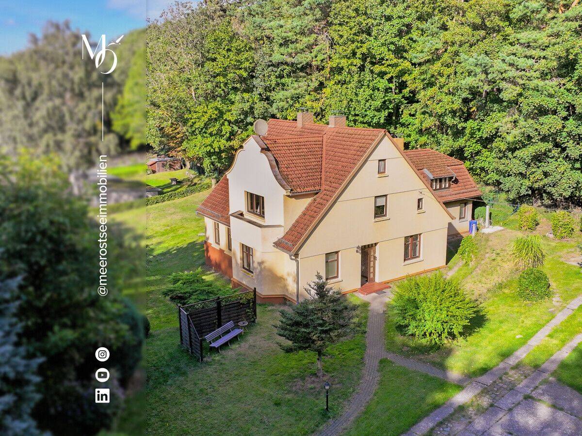 Ein Stück Rügen von 1927 // Herrenhaus mit 7 Zimmern und 1.864 m² Grundstück, 18528 Bergen auf Rügen