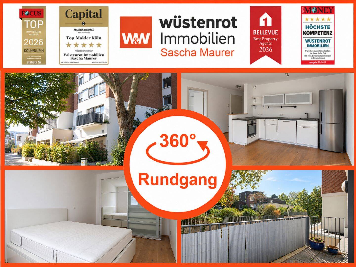 Mit 3D: Stadtleben trifft Wohnkomfort – Modernisiertes Zuhause mit stufenlosem Zugang und kurzen Wegen, 50735 Köln (Nippes Niehl Riehl Weidenpesch)