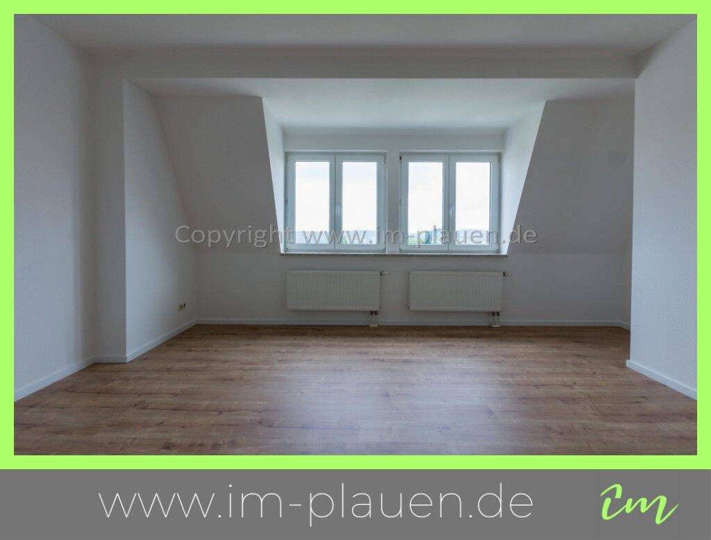 Einbauküche – Badewanne – Weitblick – Laminat | 3-Zimmer-Wohnung Plauen Haselbrunn, 8525 Plauen