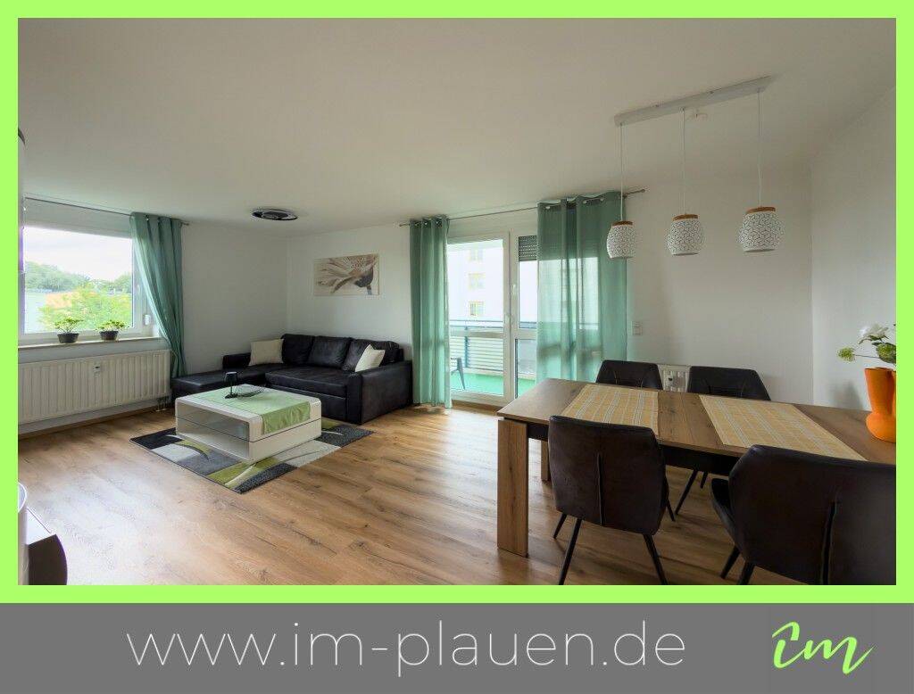 Möbliert – Aufzug – Tiefgarage | 3-Zimmer-Wohnung Plauen Reusa, 8529 Plauen