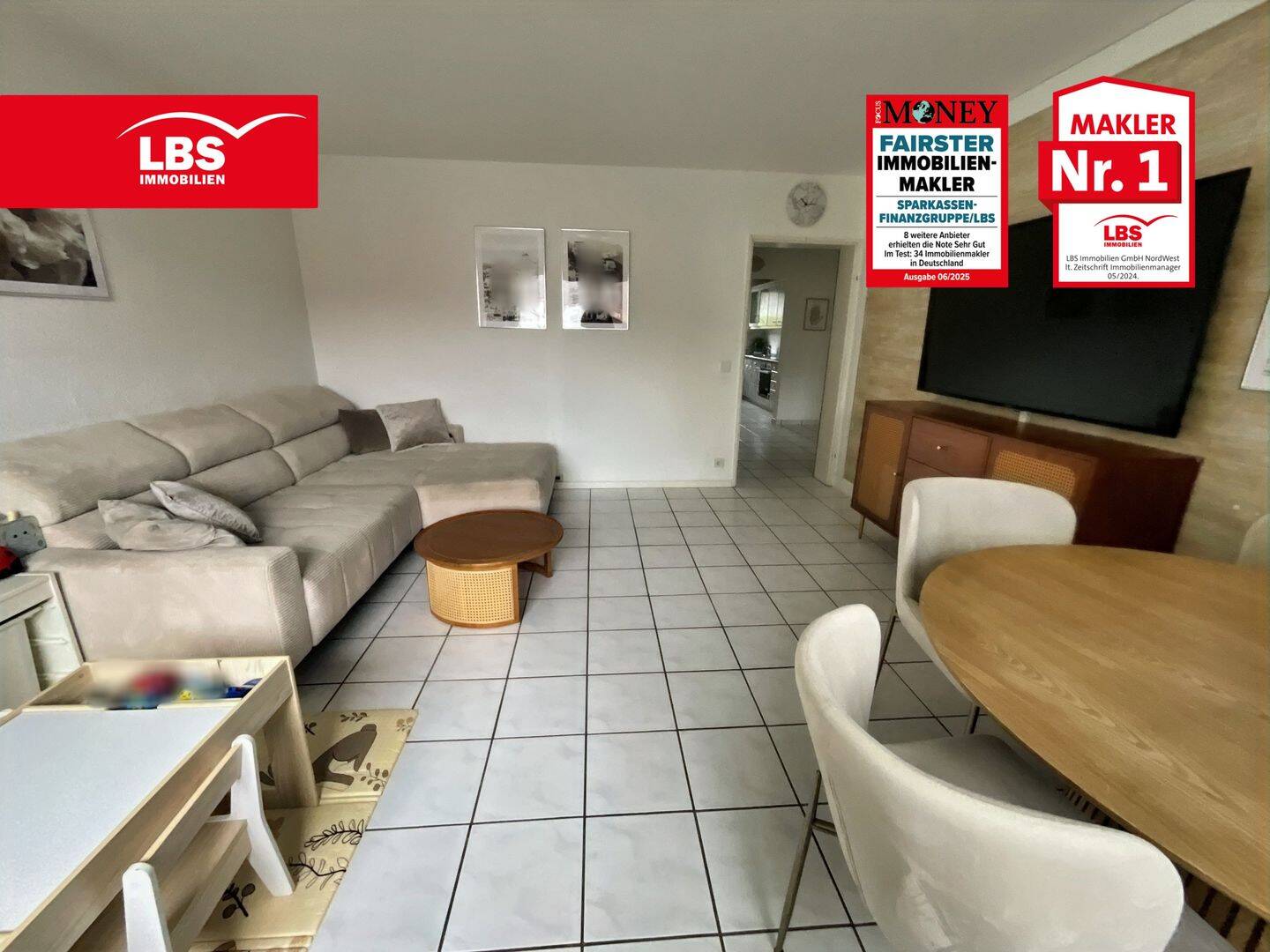 Wohnen in ruhiger Lage: Gepflegte 3-Zimmer-Wohnung mit Balkon / Einbauküche, 45357 Essen (Bedingrade Borbeck-Mitte Dellwig Frintrop Gerschede)
