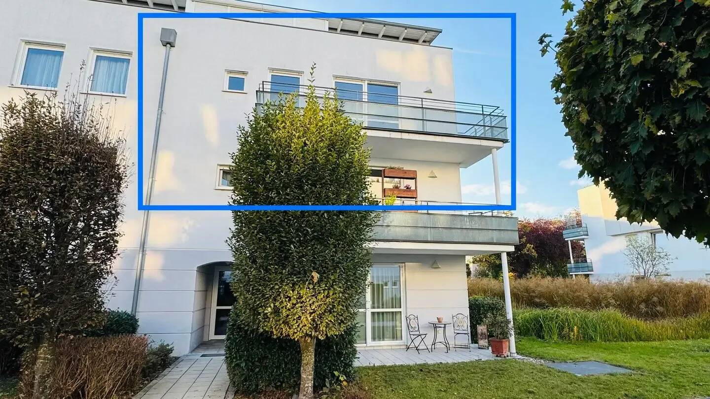 Helle 2-Zimmer-Wohnung im Lilienpark mit großem Balkon und TG-Stellplatz – ruhig, zentral, provisionsfrei, bezugsfrei, 93049 Regensburg (Großprüfening-Dechbetten-Königswiesen Innenstadt Westenviertel)