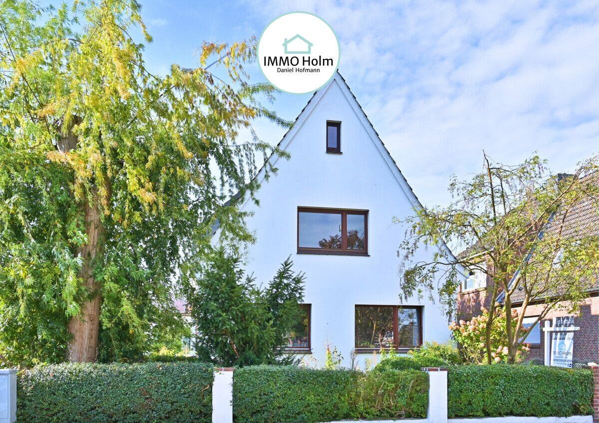 Wedel: Altbau mit zwei Wohnebenen, 1.003 m² Garten und Atelier im Grünen, 22880 Wedel