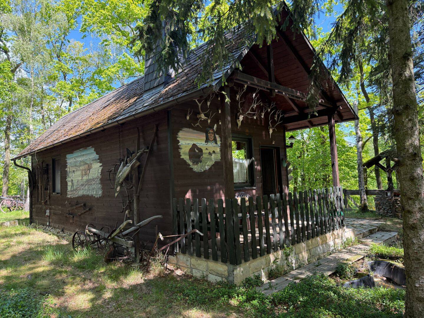 +++Freiheit pur! Einzigartige Jagdhütte auf 4000 m² Eigentumsland+++, 1796 Dohma