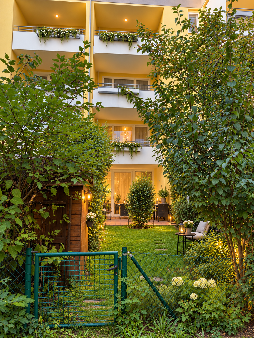 Lichtdurchflutetes Gartenparadies in München-Oberföhring: 2-Zimmer-Whg. mit 2 Privatgärten-(Erbbaurecht), 81925 München (Bogenhausen)