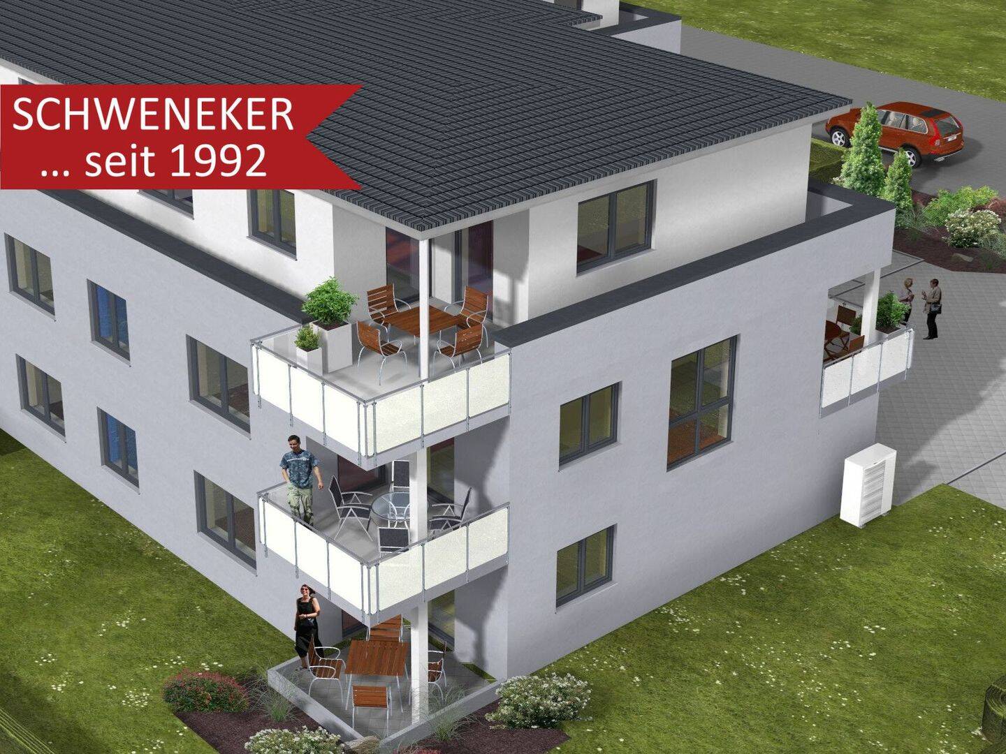Helle 2-Zimmer-Neubauwohnung in Minden zu vermieten, 32427 Minden