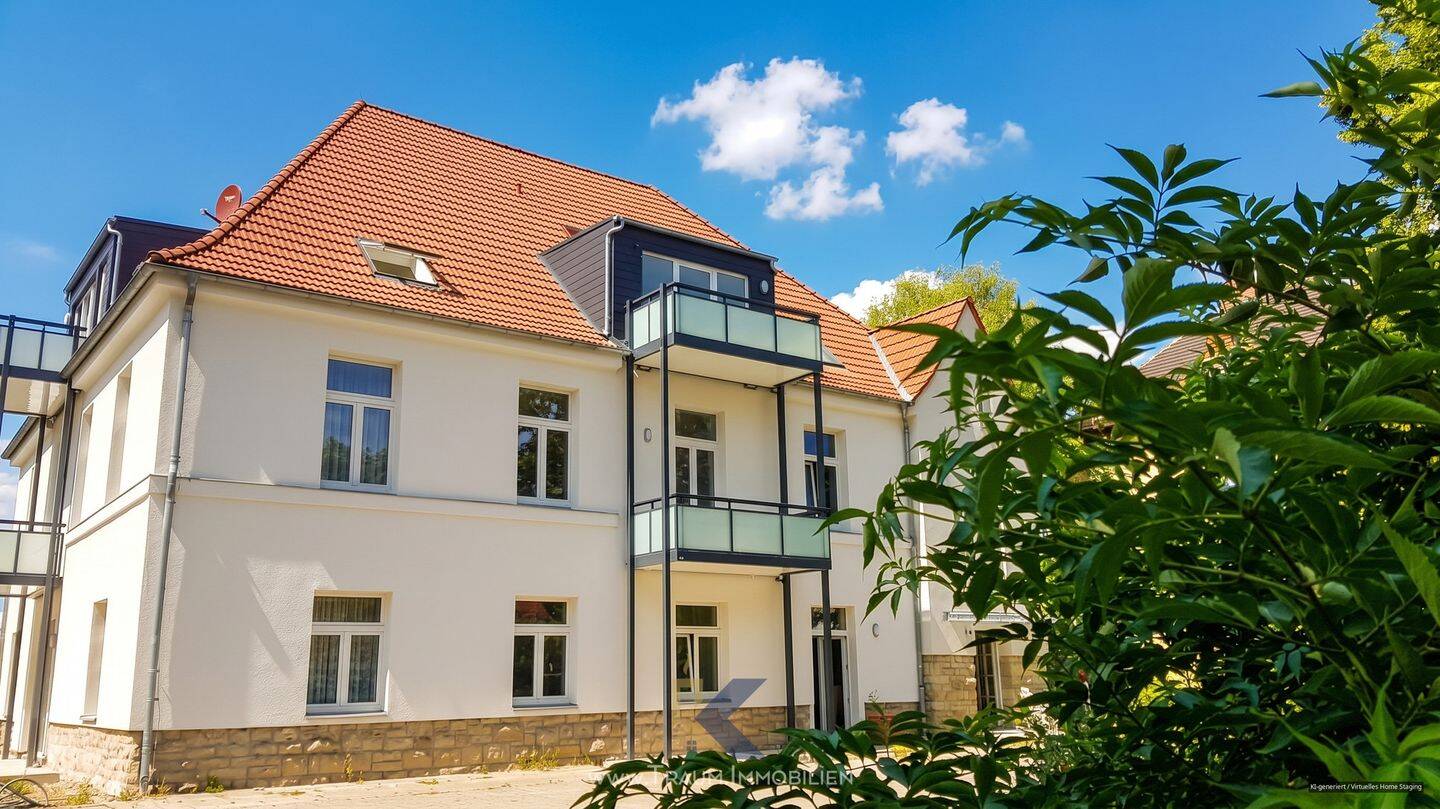 helle 3-Zimmer-Wohnung mit Balkon und Einbauküche, 99974 Mühlhausen/Thüringen
