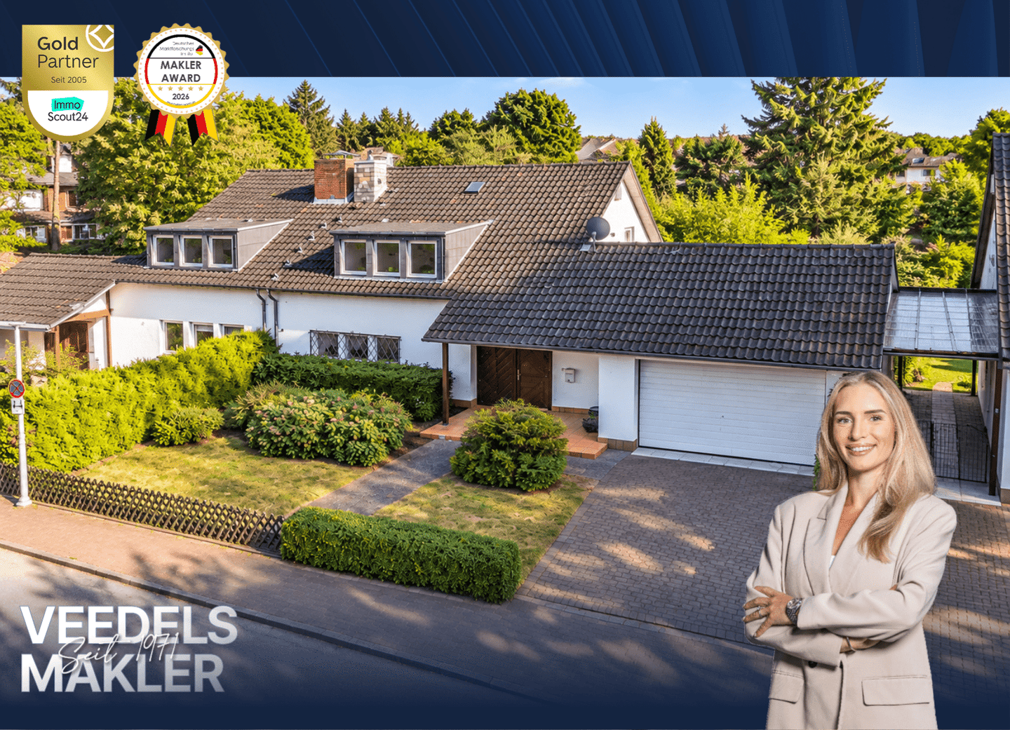 Großzügige Doppelhaushälfte mit Wintergarten, Garten & viel Gestaltungspotenzial, 51469 Bergisch Gladbach