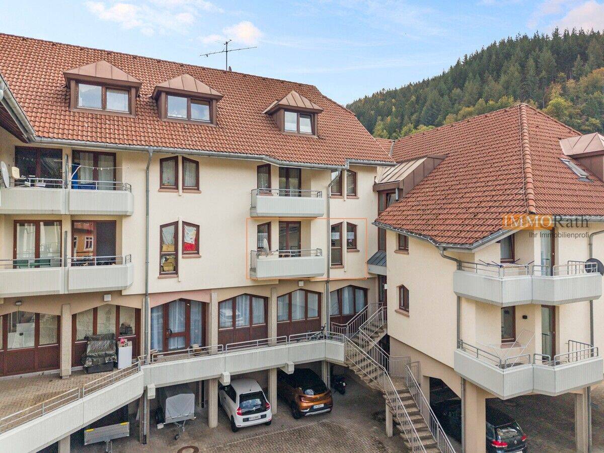 IMMORath.de – Lichtdurchflutete 1-Zimmerwohnung mit Balkon in Todtnau, 79674 Todtnau
