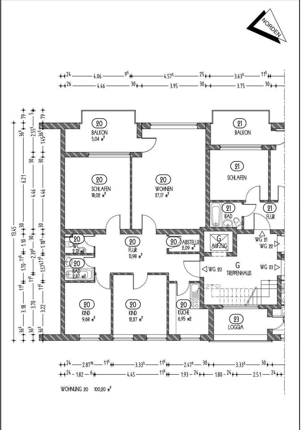 4-Zimmer-Wohnung in Regensburg, 93053 Regensburg (Galgenberg Kasernenviertel Kumpfmühl-Ziegetsdorf-Neuprüll Oberisling-Graß)