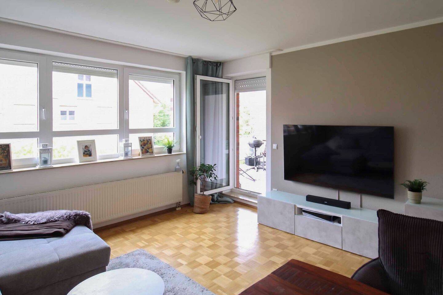 Wohnen in Münster Mauritz: Gepflegte 3-Zimmer-Wohnung mit Balkon & Gartennutzung sowie Garage, 48155 Münster