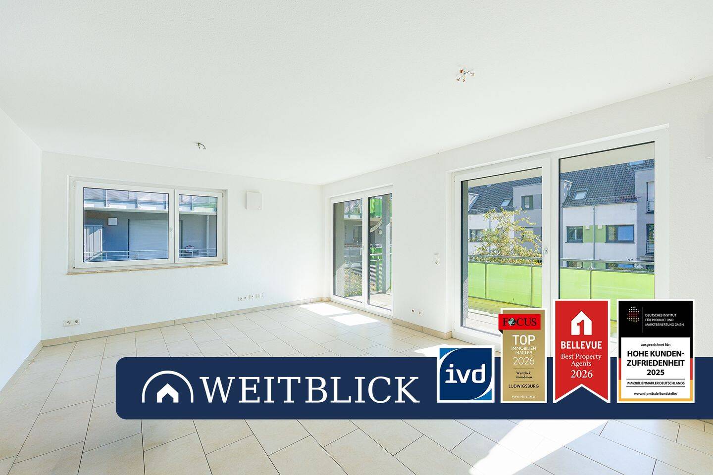 WEITBLICK: Bezugsfreie 4-Zimmer-Familienwohnung!, 71636 Ludwigsburg