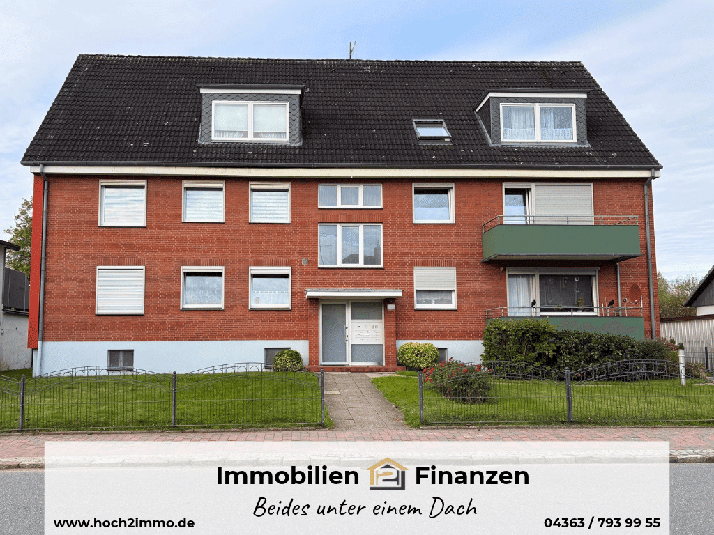 Einziehen und Wohlfühlen: 3-Zimmer-Wohnung im Hochparterre mit Balkon & PKW-Stellplatz in Ahrensbök, 23623 Ahrensbök
