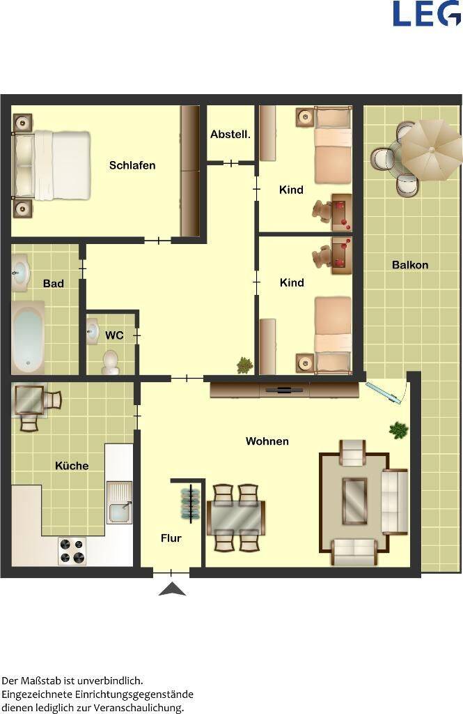 Demnächst frei! 4-Zimmer-Wohnung in Frechen !!!NUR MIT WBS!!!!, 50226 Frechen