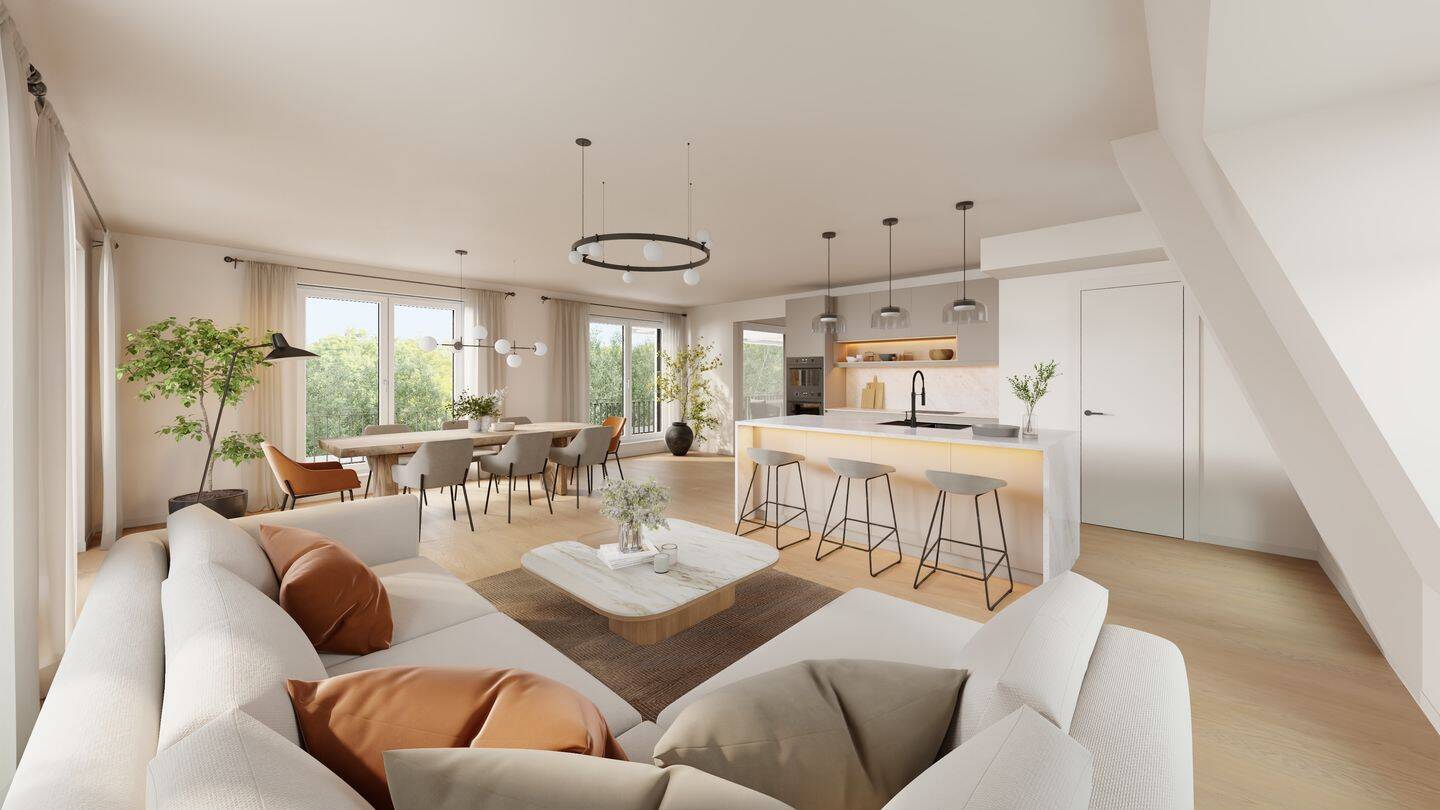 Villa Oberalster – Penthouse mit Dachterrasse & zwei Balkonen, 22339 Hamburg (Hamburg-Nord Fuhlsbüttel Hummelsbüttel)