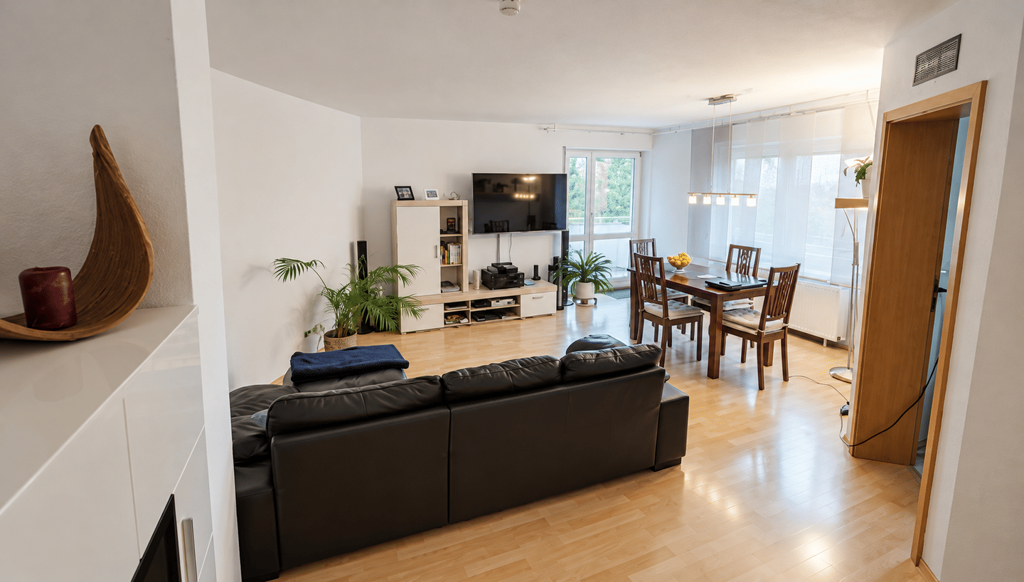 gepflegte 3-Zimmer-Wohnung mit Balkon und Garage in ruhiger Lage von Aalen-Wasseralfingen, 73433 Aalen
