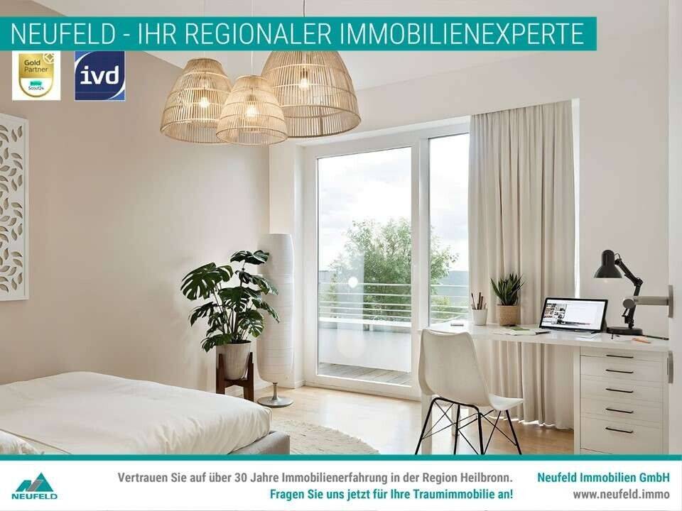 *NEUBAUWOHNUNG* 3-Zi. Wohnung mit Dachterrasse zu verkaufen !, 74177 Bad Friedrichshall