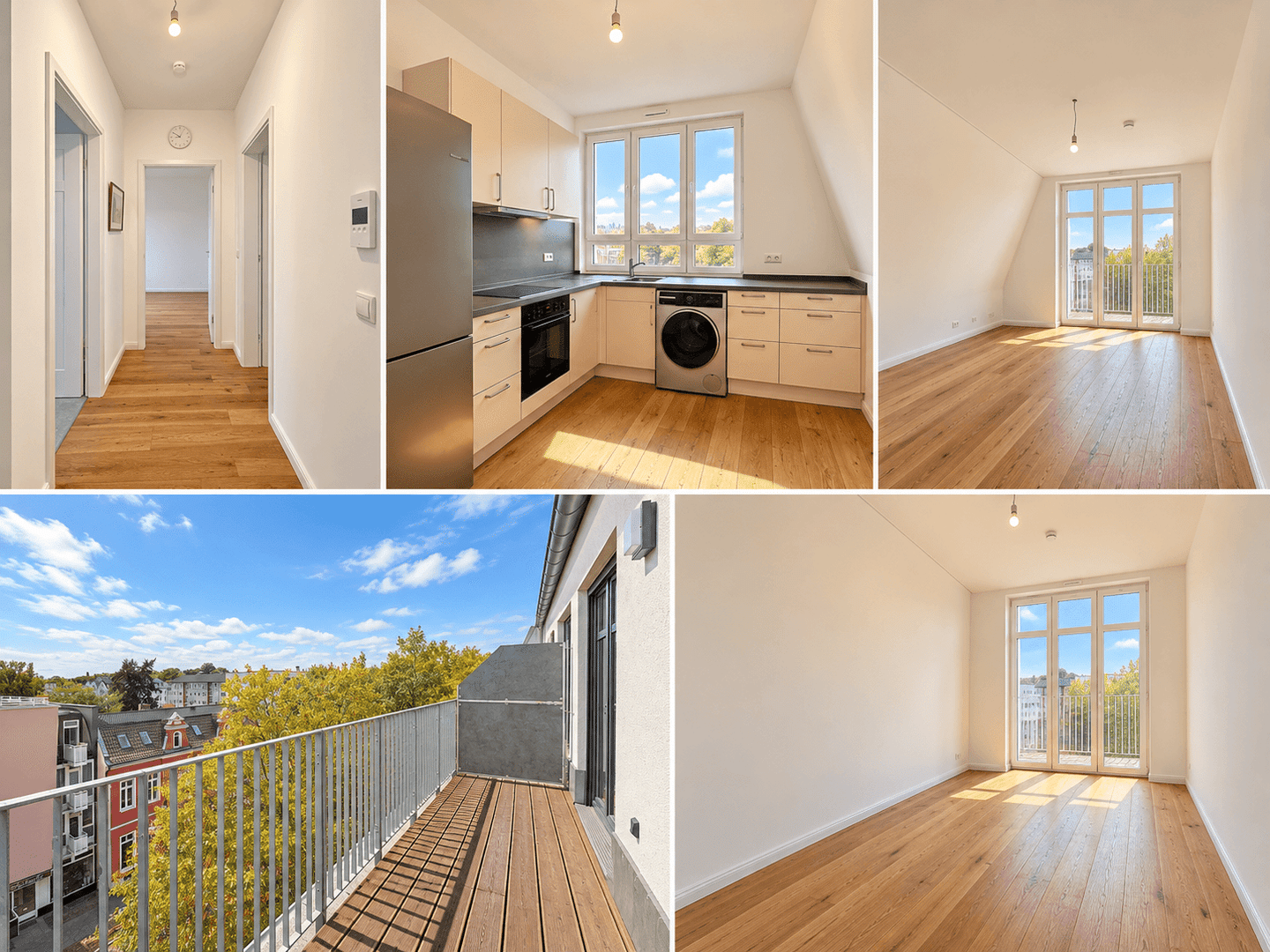 Wilhelmsruh: Hochwertige 2-Zi Dachgeschosswohnung | Balkon | Fußbodenheizung | Toller Ausblick, 13158 Berlin (Pankow)